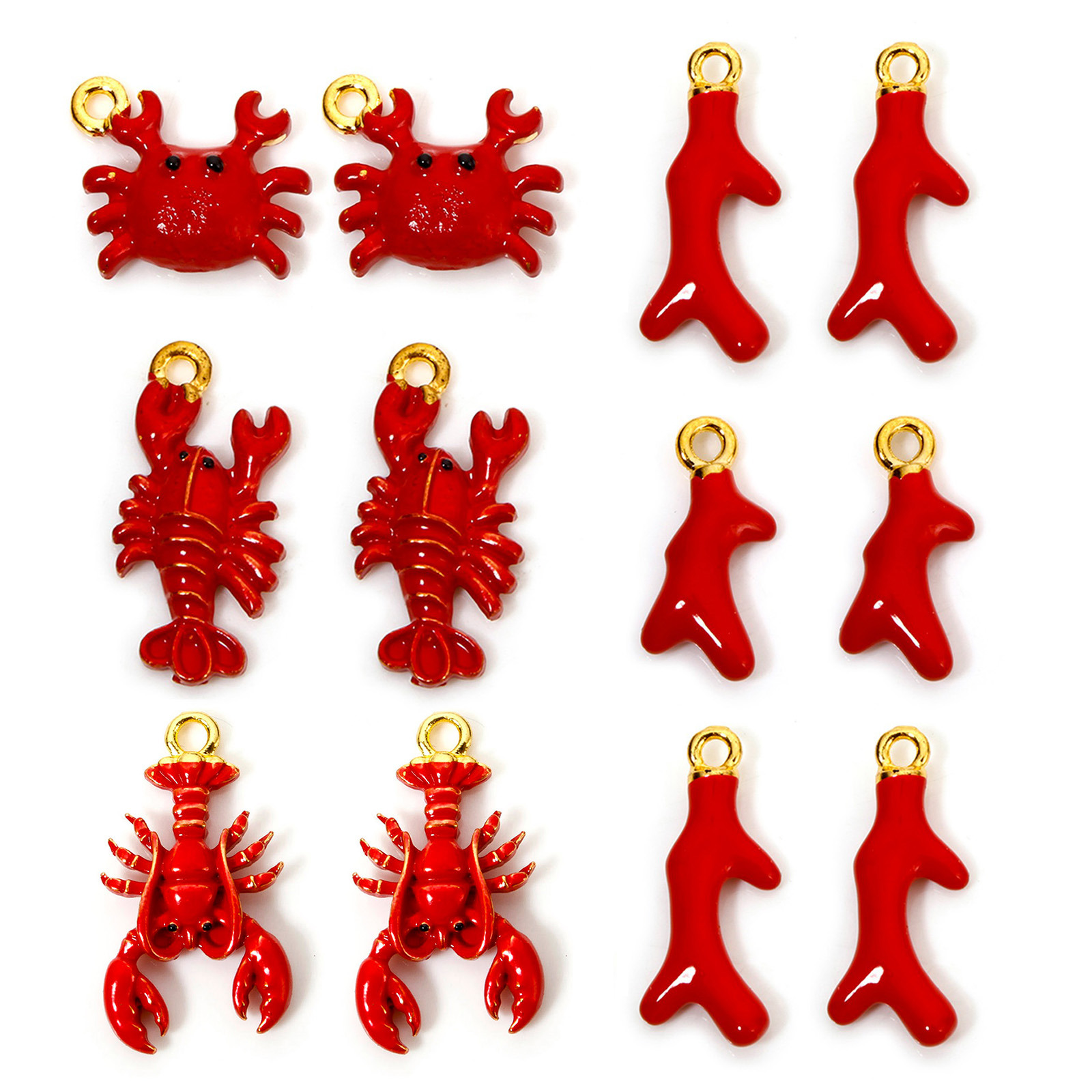 3D Printing Jewellery - 10 PCs Zinc Based Alloy Ocean