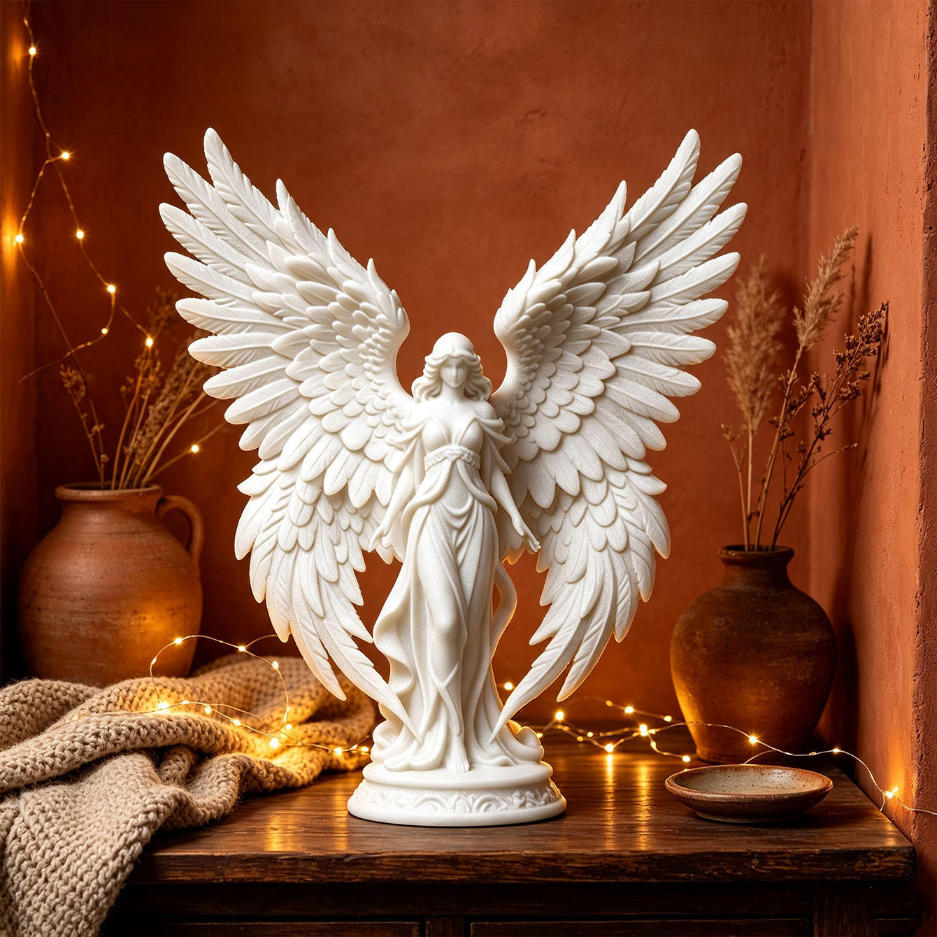 3D Printing Article - Light Luxury 3D Printed Angel Goddess
