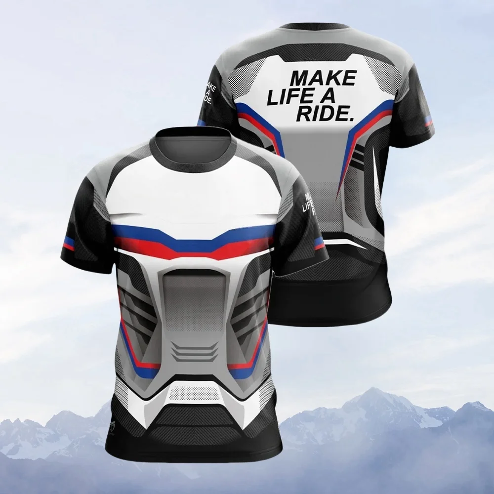 3D Printing Maket - Make Life A Ride Motorcycle Jersey