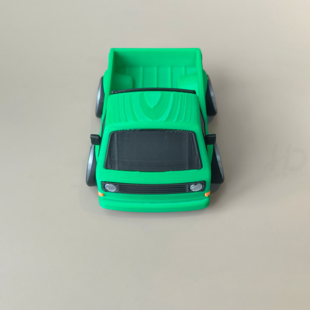Retro T3 Pickup Truck 3D Print - đánh giá và giá 3D Printing Diecast Cars