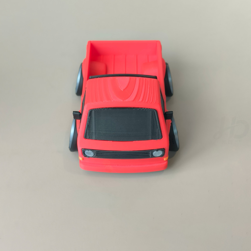 Retro T3 Pickup Truck 3D Print - đánh giá và giá 3D Printing Diecast Cars