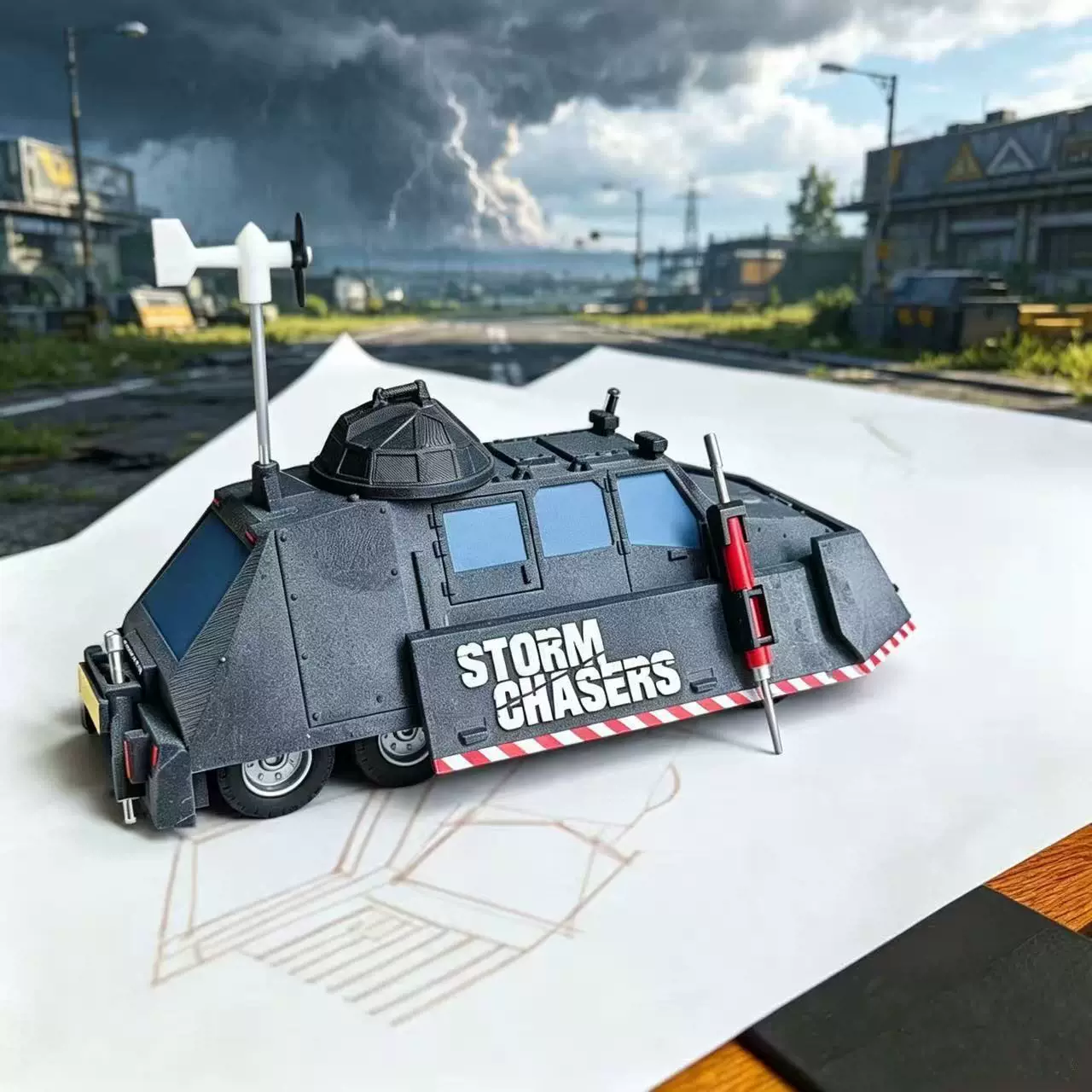 Storm Chaser TIV2 Tornado Inte - đánh giá và giá 3D Printing Diecast Cars