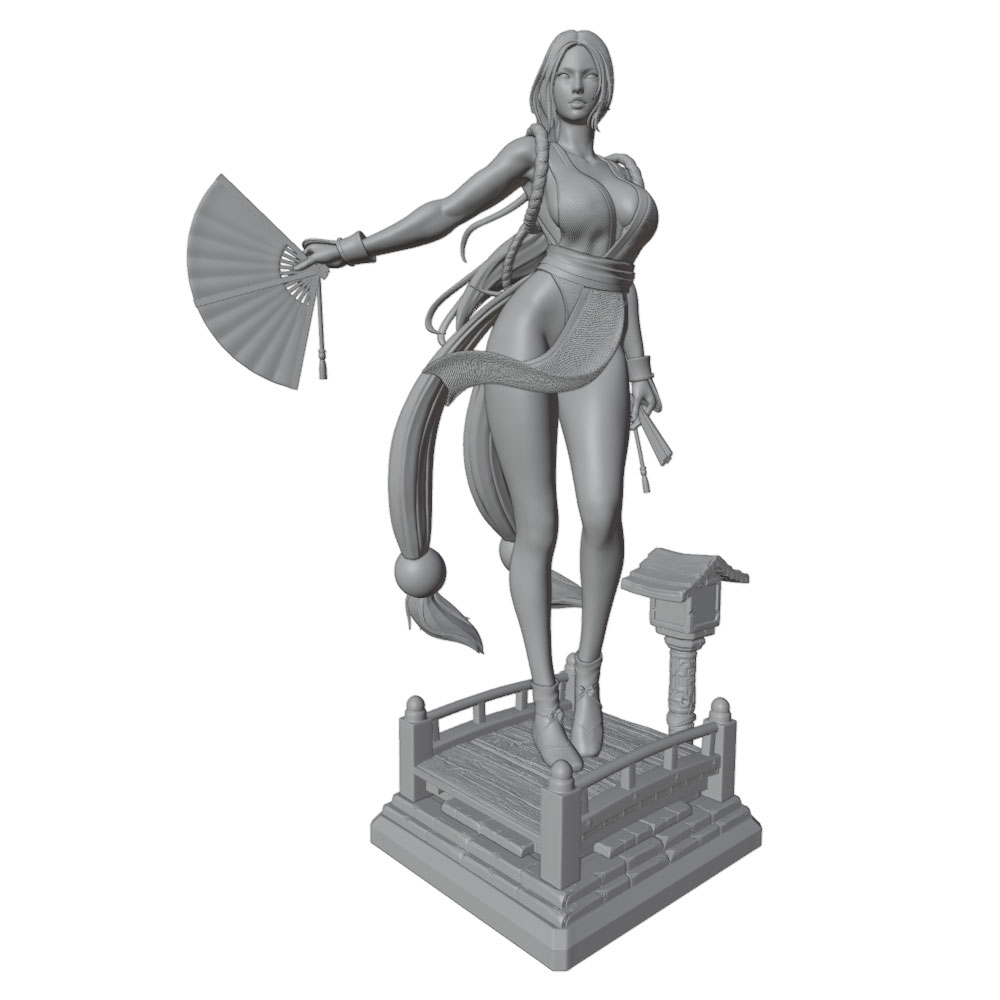 1/24 Sexy Long-Haired Girl Min - đánh giá và giá 3D Printing Construction