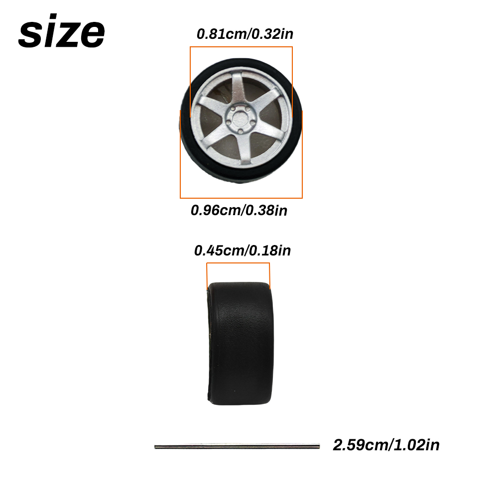 1:64 Scale Model Car Wheels Ri - đánh giá và giá 3D Printing Diecast Cars