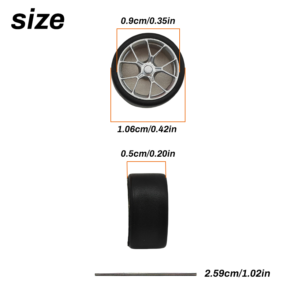 1:64 Scale Model Car Wheels Ri - đánh giá và giá 3D Printing Diecast Cars