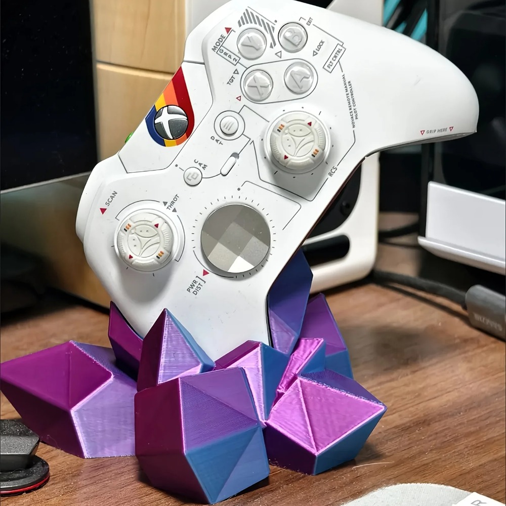3D Printed Crystal Game Contro - đánh giá và giá 3D Printing Xbox Controller Holder