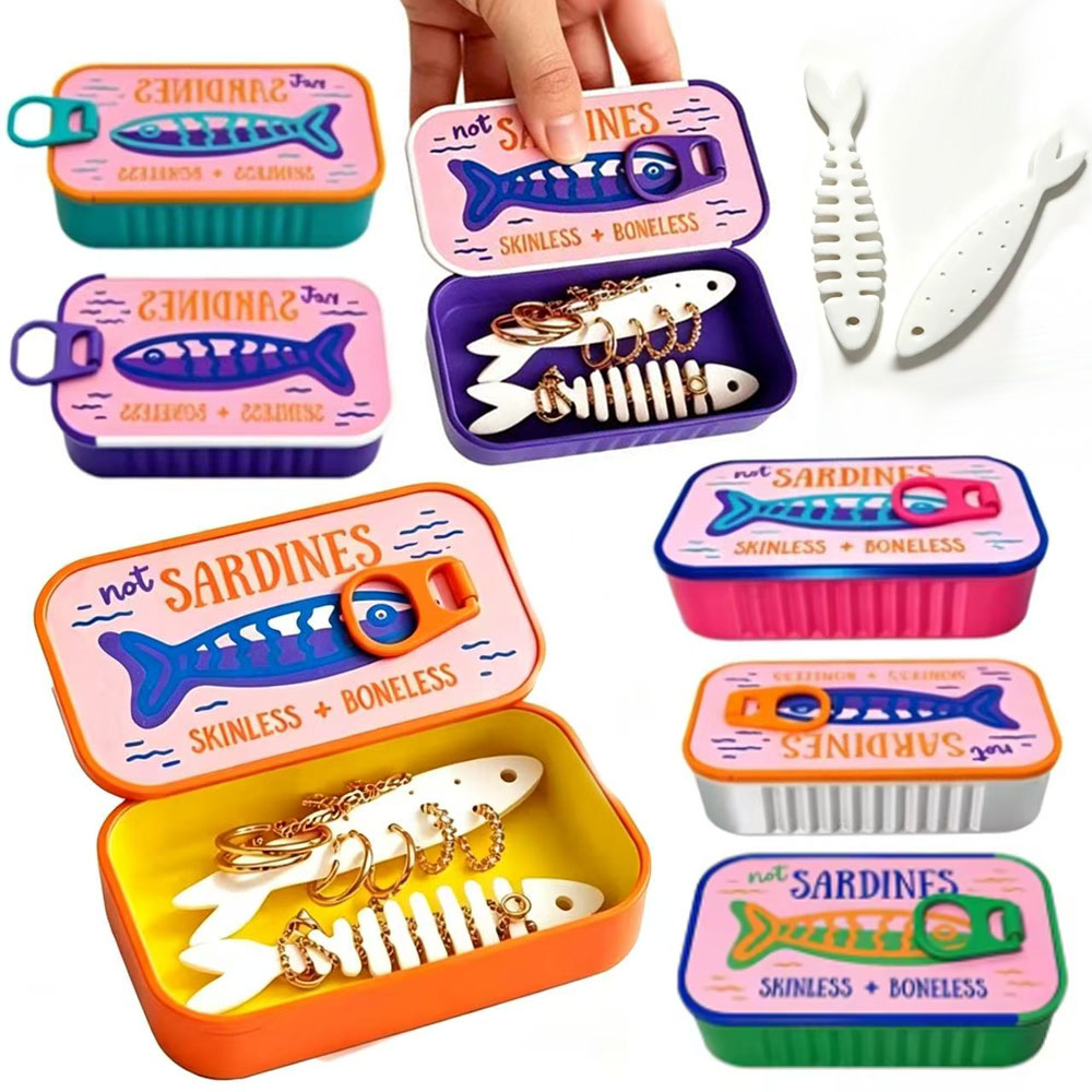 Sardine Tin Jewelry Box 3D Pri - đánh giá và giá 3D Printing Jewellery