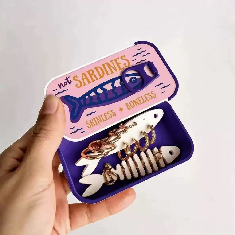 Sardine Tin Jewelry Box 3D Pri - đánh giá và giá 3D Printing Jewellery