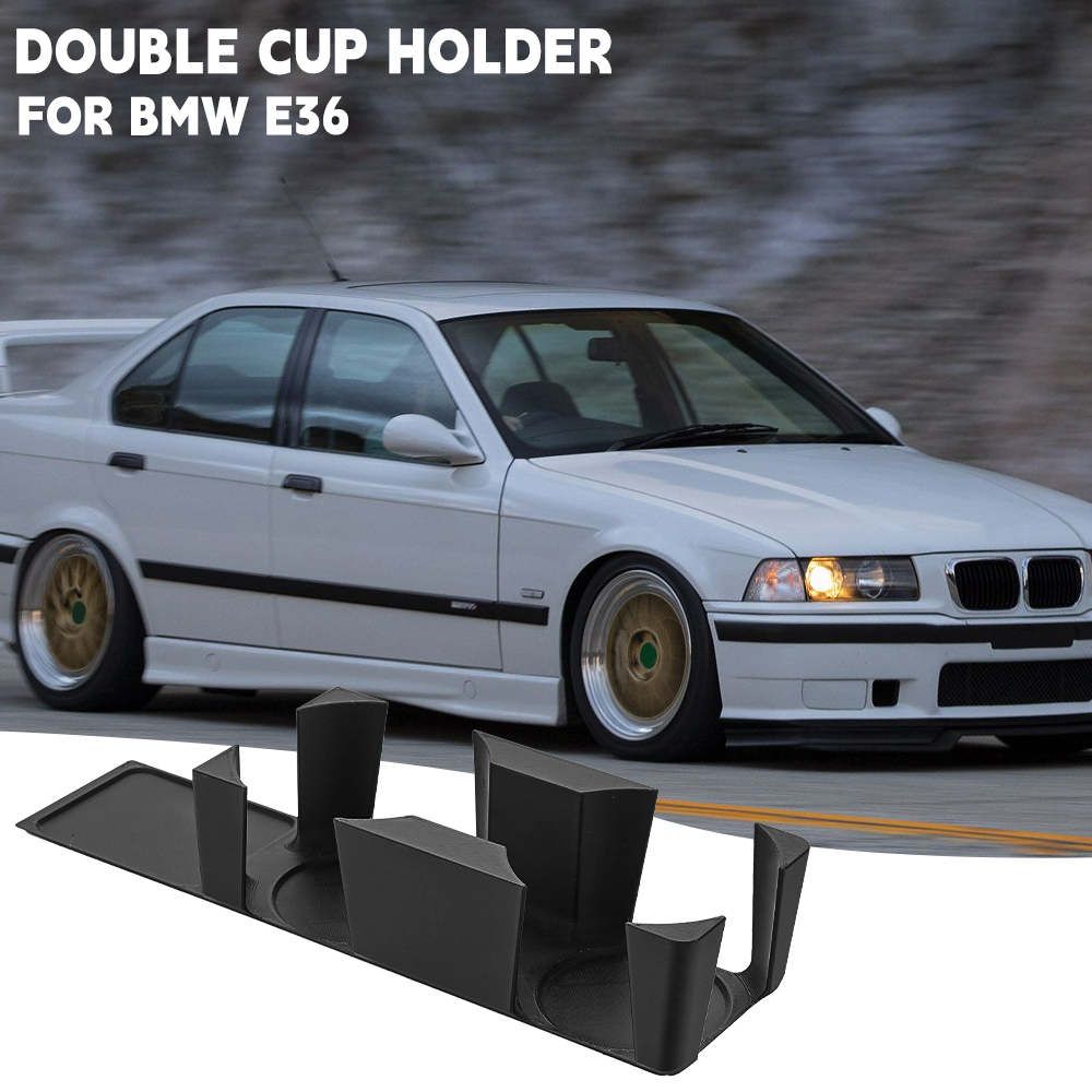 Double Cup Holder For BMW E36  - đánh giá và giá 3D Printing Holder