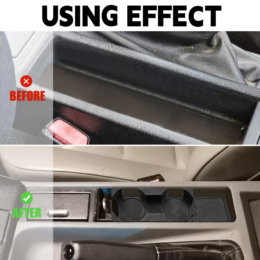 Double Cup Holder For BMW E36  - đánh giá và giá 3D Printing Holder