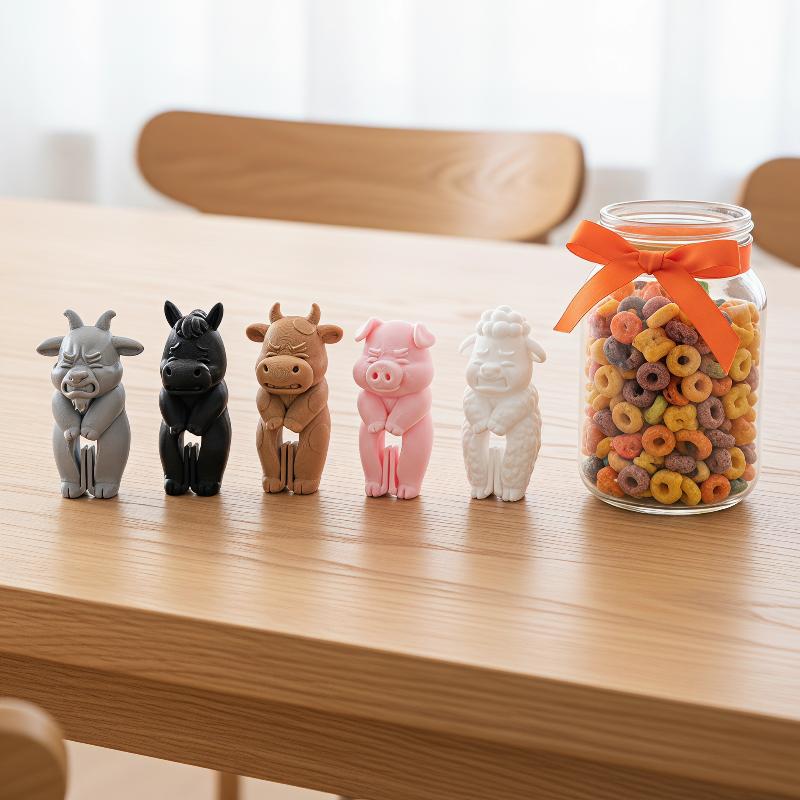 Farm Animal Bag Clips 3D Print - đánh giá và giá 3D Printing Food