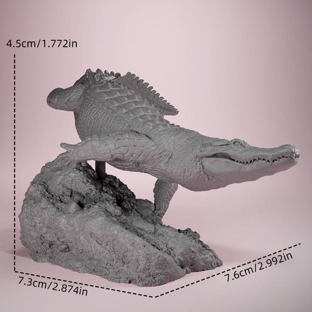 American Crocodile Swimming Po - đánh giá và giá 3D Printing Article
