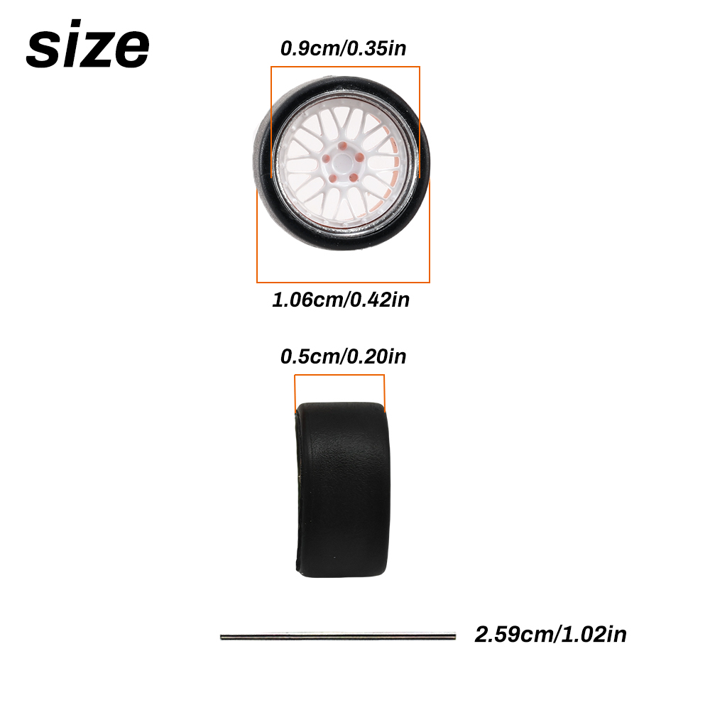 1:64 Scale Model Car Wheels Ri - đánh giá và giá 3D Printing Diecast Cars