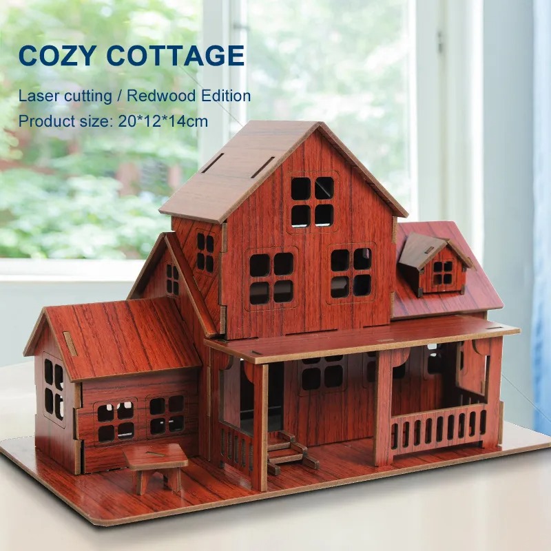 3D Wooden Puzzle Model GamesCo - đánh giá và giá 3D Printing House