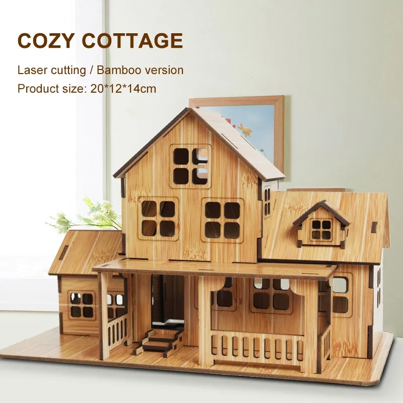 3D Wooden Puzzle Model GamesCo - đánh giá và giá 3D Printing House