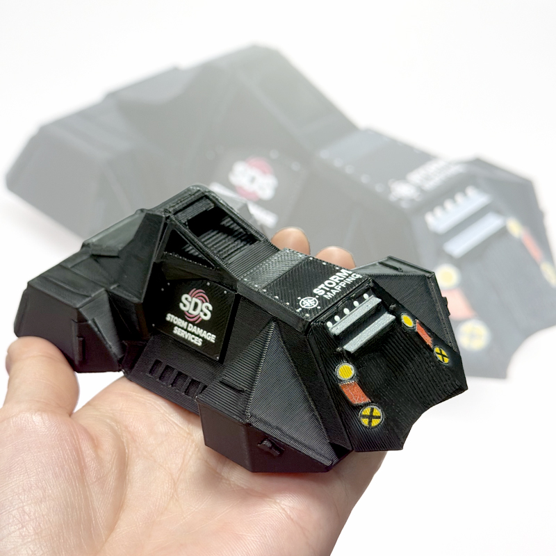 3D Printed Storm Chaser Vehicl - đánh giá và giá 3D Printing Diecast Cars