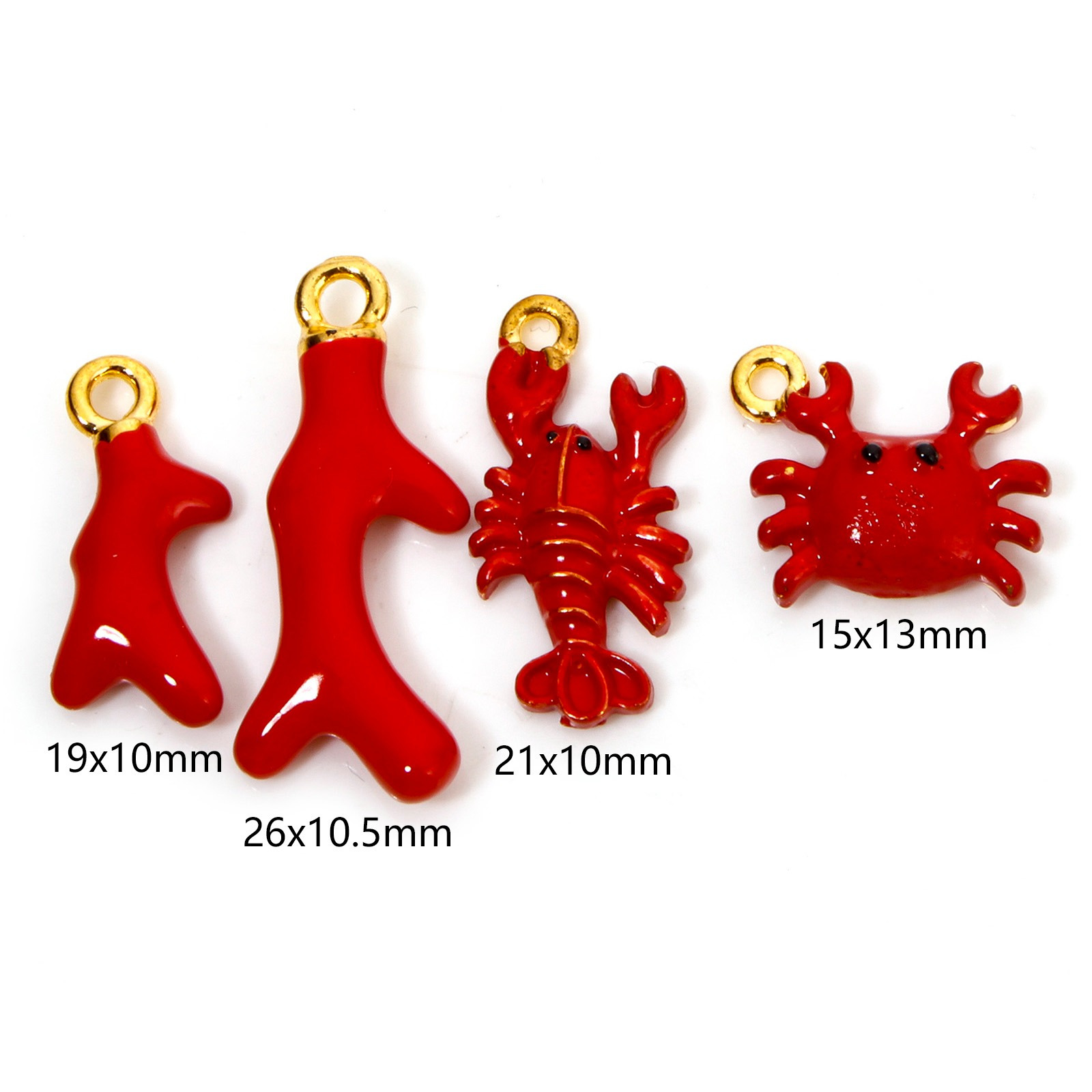 10 PCs Zinc Based Alloy Ocean  - đánh giá và giá 3D Printing Jewellery