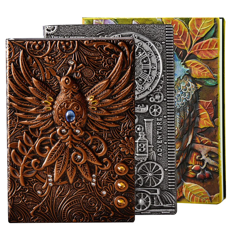 3D Embossed Notebook A5 Animal - đánh giá và giá 3D Printing Journal
