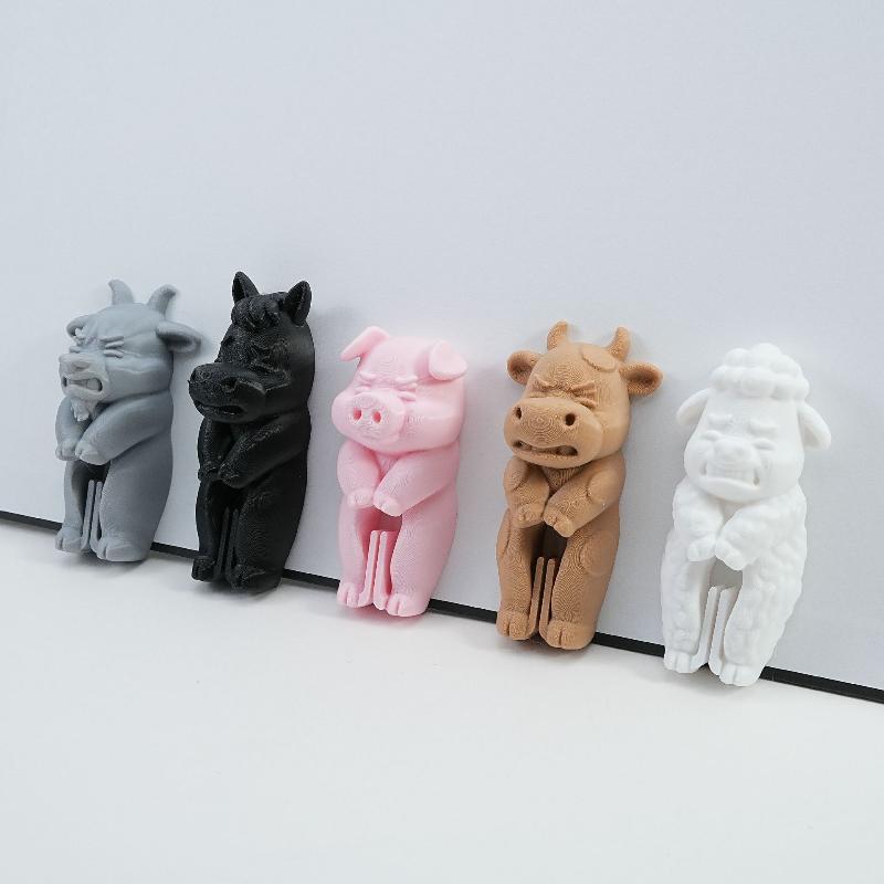 3D Printed 1/5pcs Set Farm Ani - đánh giá và giá 3D Printing Food