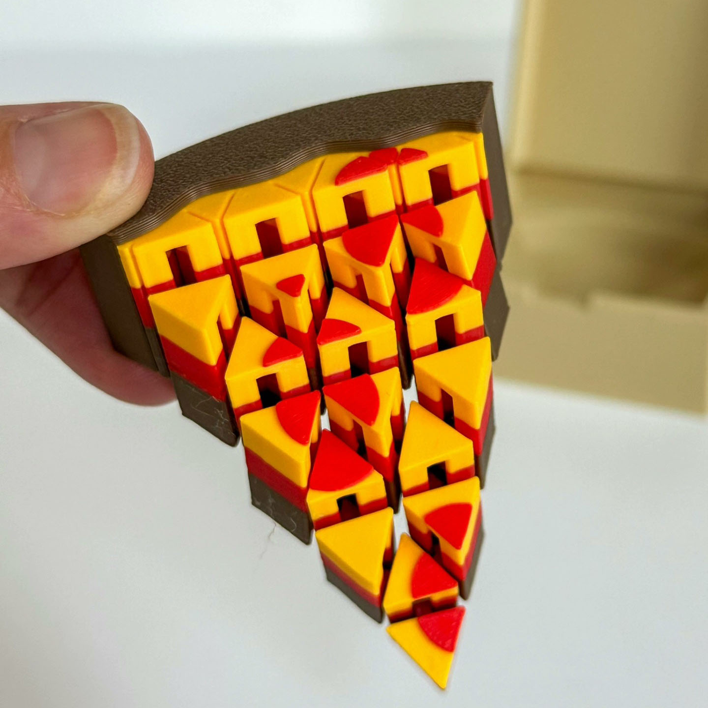 3D Printed Mini Pizza sculptur - đánh giá và giá 3D Printing Food