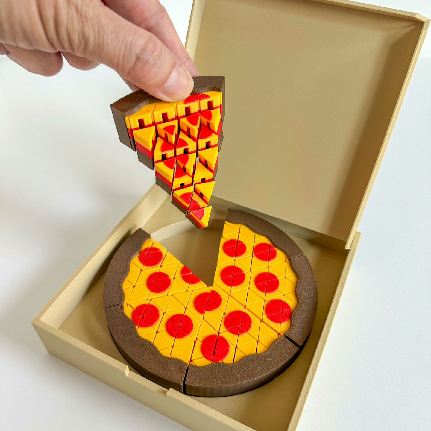 3D Printed Mini Pizza sculptur - đánh giá và giá 3D Printing Food