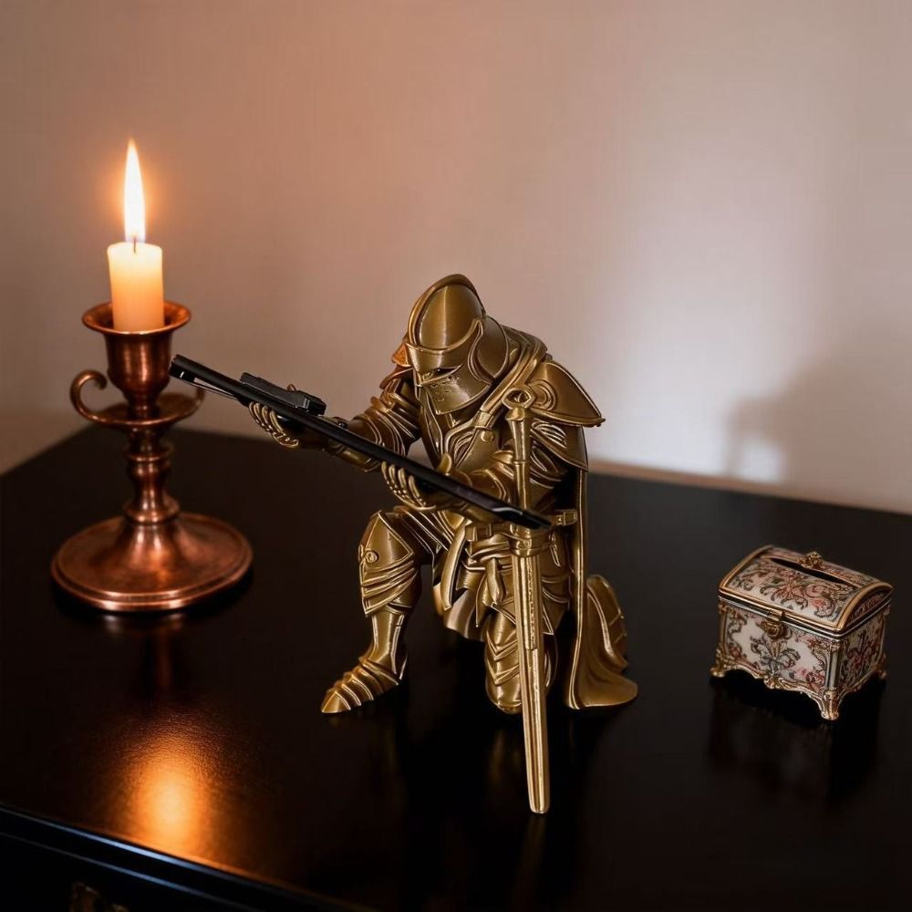 Funny Kneeling Knight Pen Hold - đánh giá và giá 3D Printing Holder