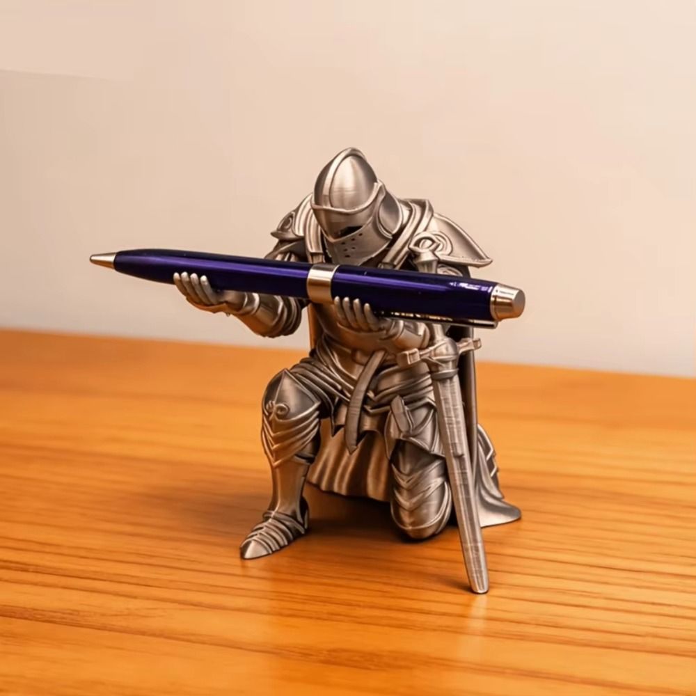 Funny Kneeling Knight Pen Hold - đánh giá và giá 3D Printing Holder