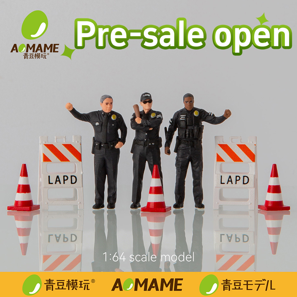 PreSale 1/64 LAPD Police Set R - đánh giá và giá 3D Printing Diecast Cars