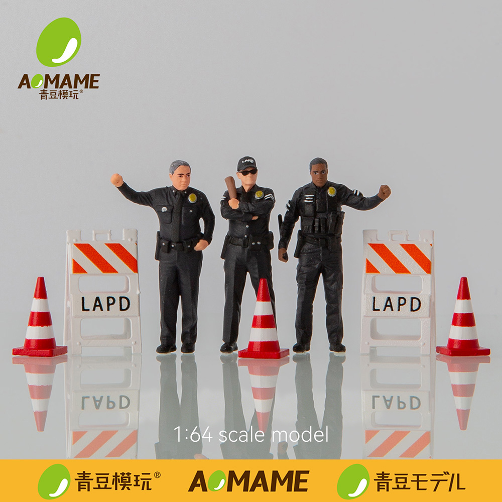 PreSale 1/64 LAPD Police Set R - đánh giá và giá 3D Printing Diecast Cars