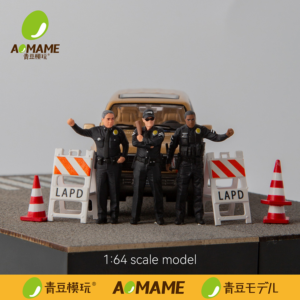PreSale 1/64 LAPD Police Set R - đánh giá và giá 3D Printing Diecast Cars