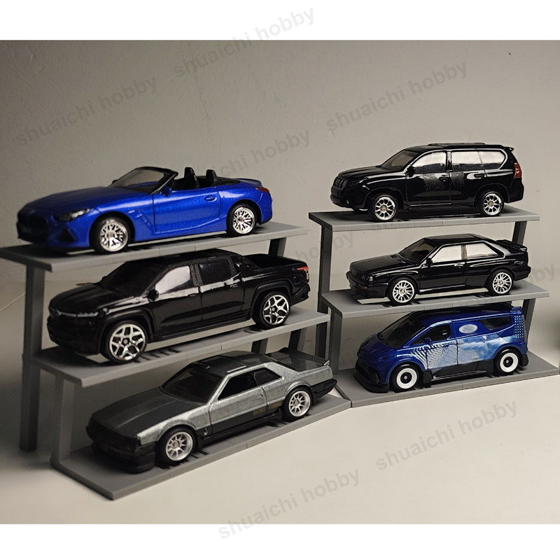 2PCS 3D Printed Tiered Display - đánh giá và giá 3D Printing Diecast Cars