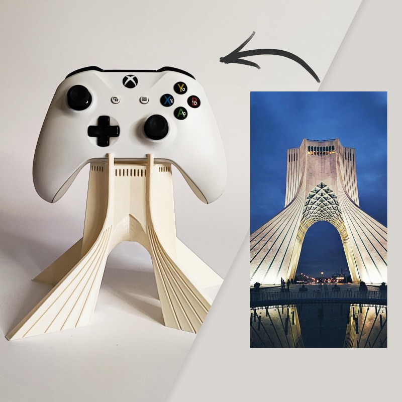 Controller Holder Customized A - đánh giá và giá 3D Printing Xbox Controller Holder