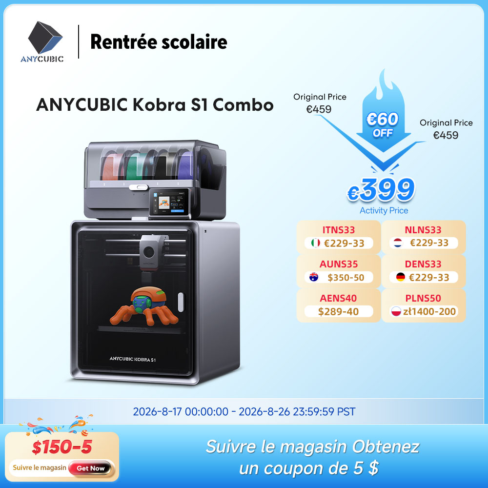 Anycubic Kobra S1 Combo Multi- - đánh giá và giá 3D Printing Construction