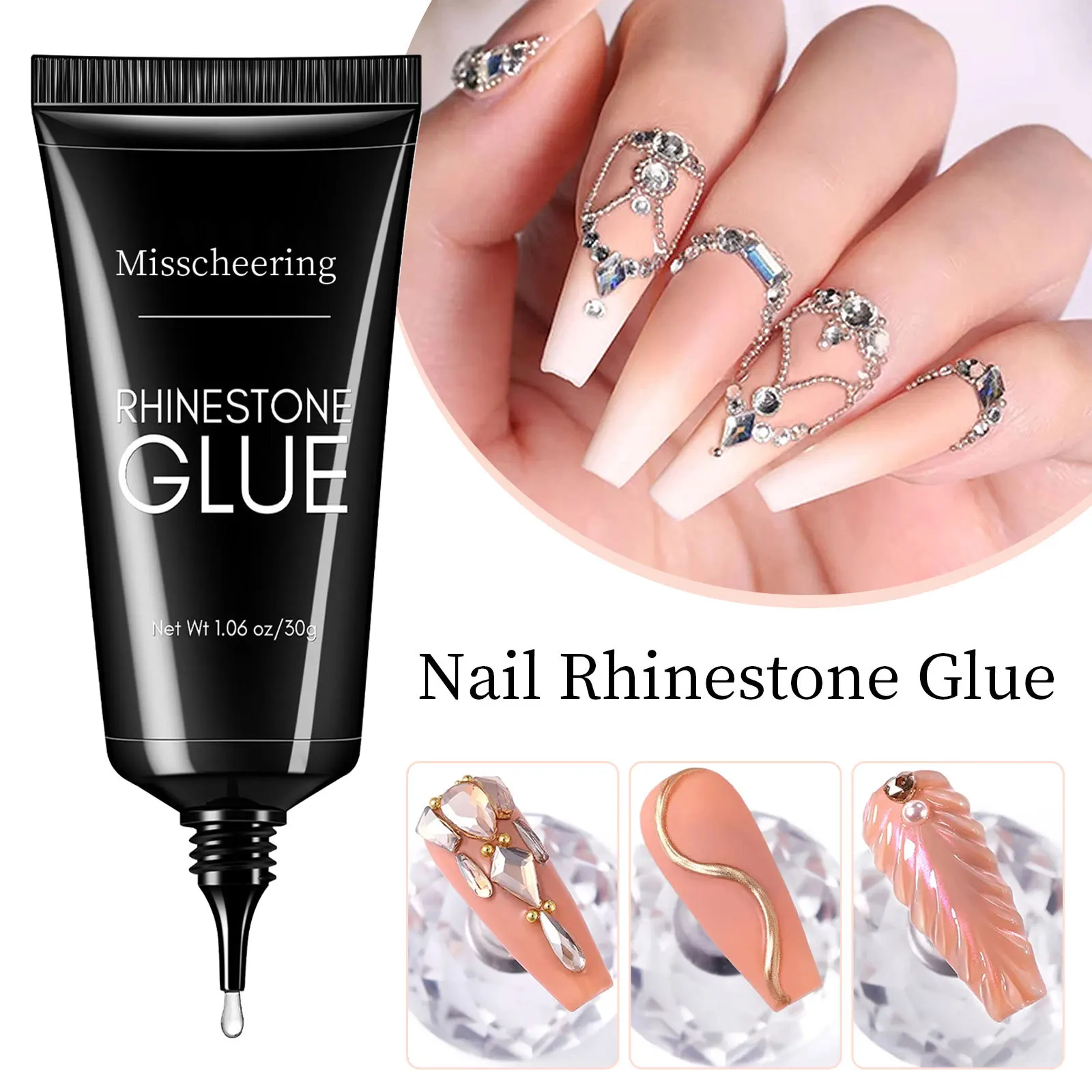 Nail Rhinestone Glue Gel for D - đánh giá và giá 3D Printing Jewellery