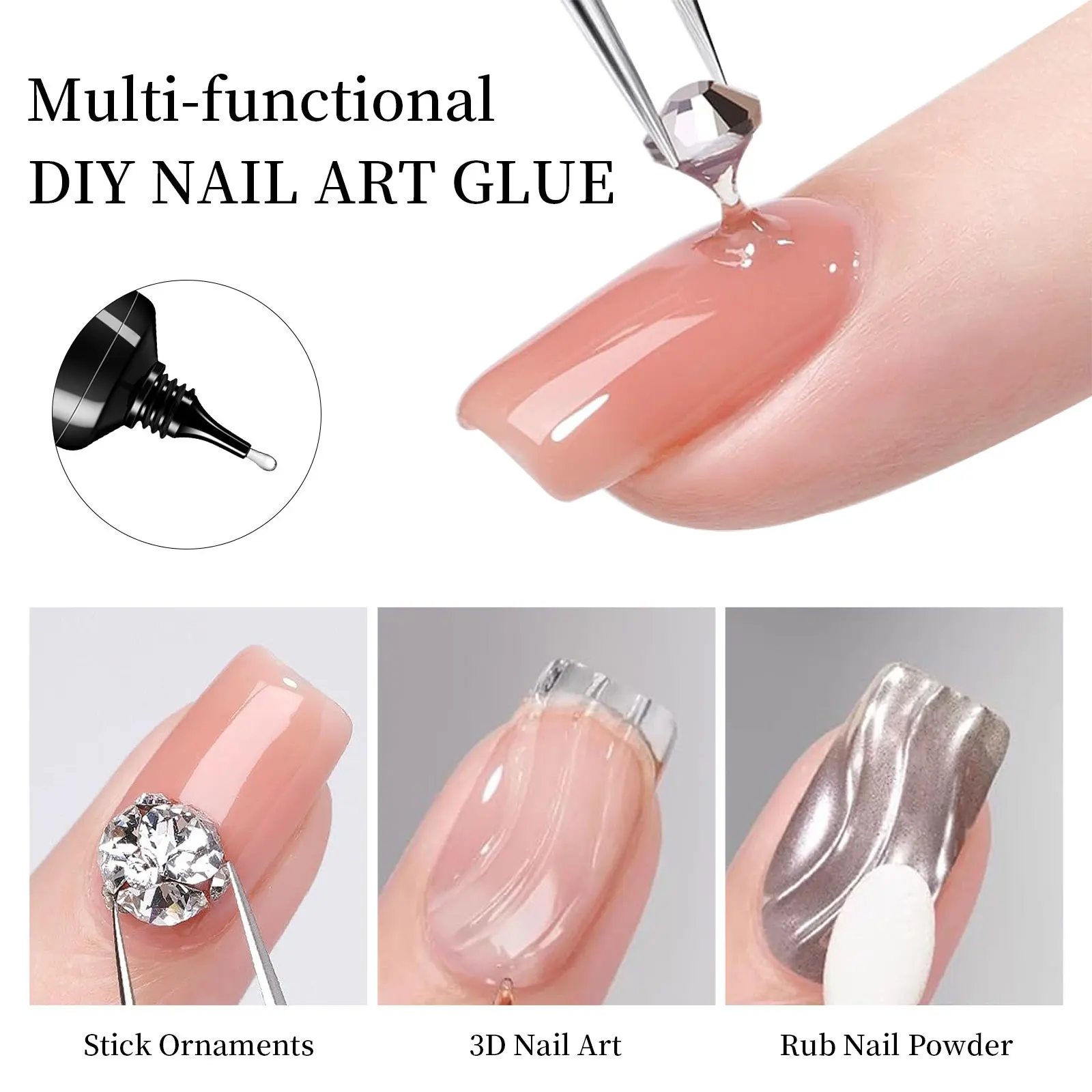 Nail Rhinestone Glue Gel for D - đánh giá và giá 3D Printing Jewellery