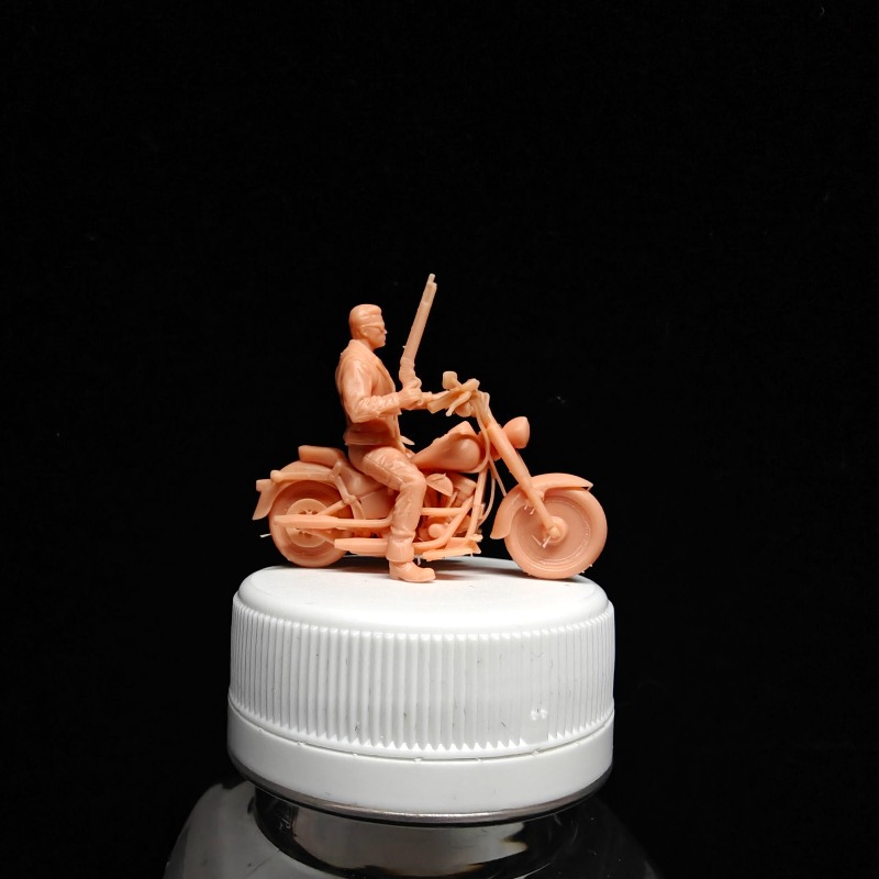 1/64 Scale Miniature Biker Man - đánh giá và giá 3D Printing Diecast Cars