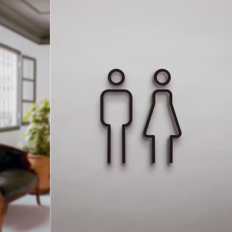 3D Printed Male Female Restroo - đánh giá và giá 3D Printing Cafe