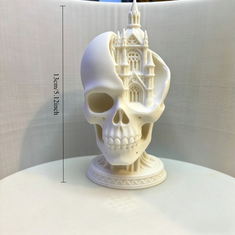 3D Printed Cathedral Skull Rel - đánh giá và giá 3D Printing Cafe