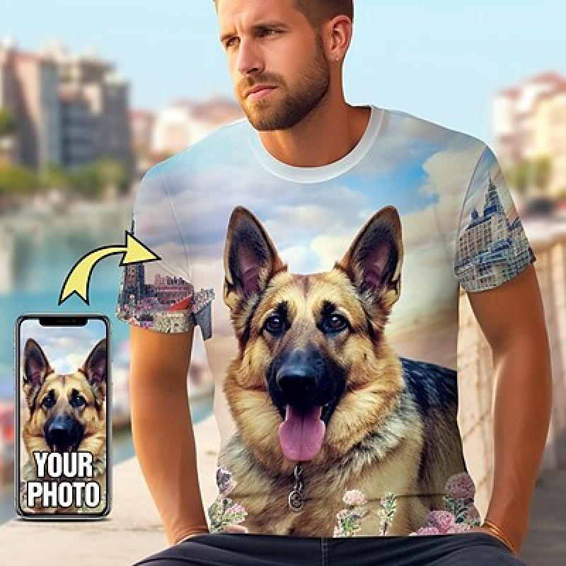 Custom Pet T Shirt for Men Des - đánh giá và giá 3D Printing Service