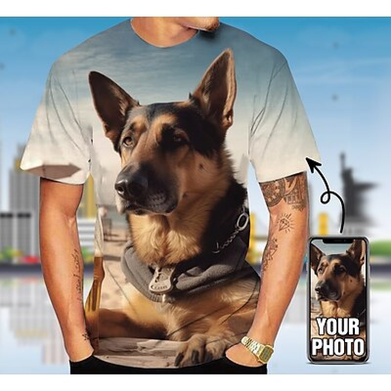 Custom Pet T Shirt for Men Des - đánh giá và giá 3D Printing Service