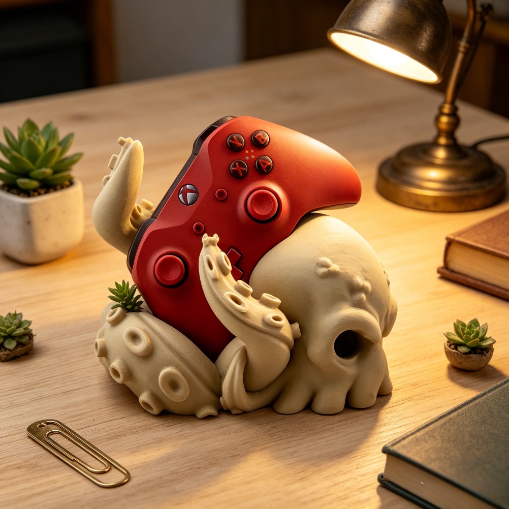3D Printed Octopus Arm Control - đánh giá và giá 3D Printing Xbox Controller Holder
