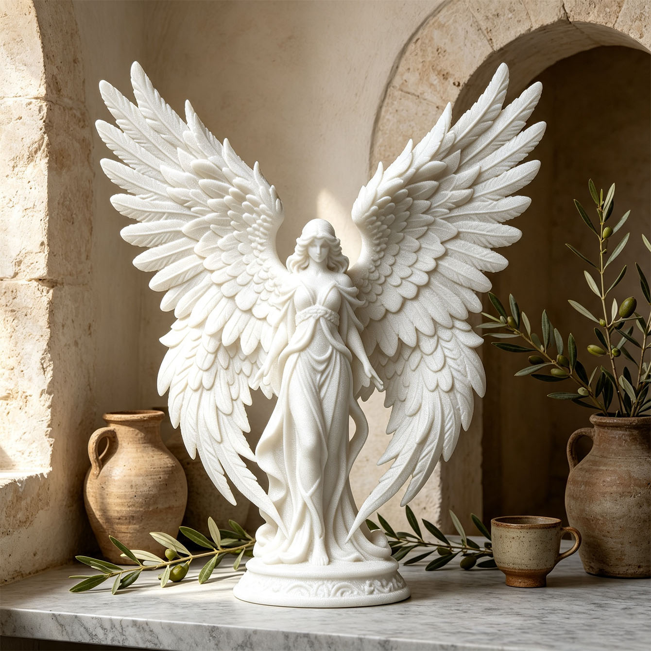 Light Luxury 3D Printed Angel  - đánh giá và giá 3D Printing Article