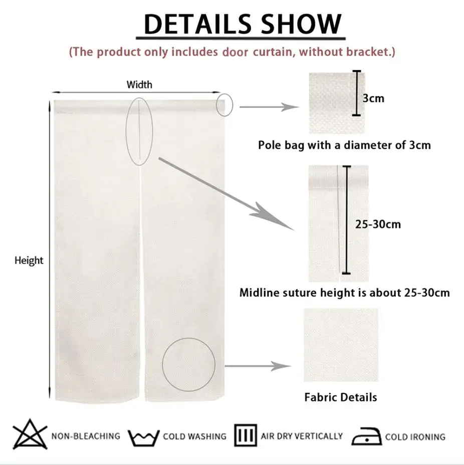 Japanese Style Door Curtain 3D - đánh giá và giá 3D Printing Cafe