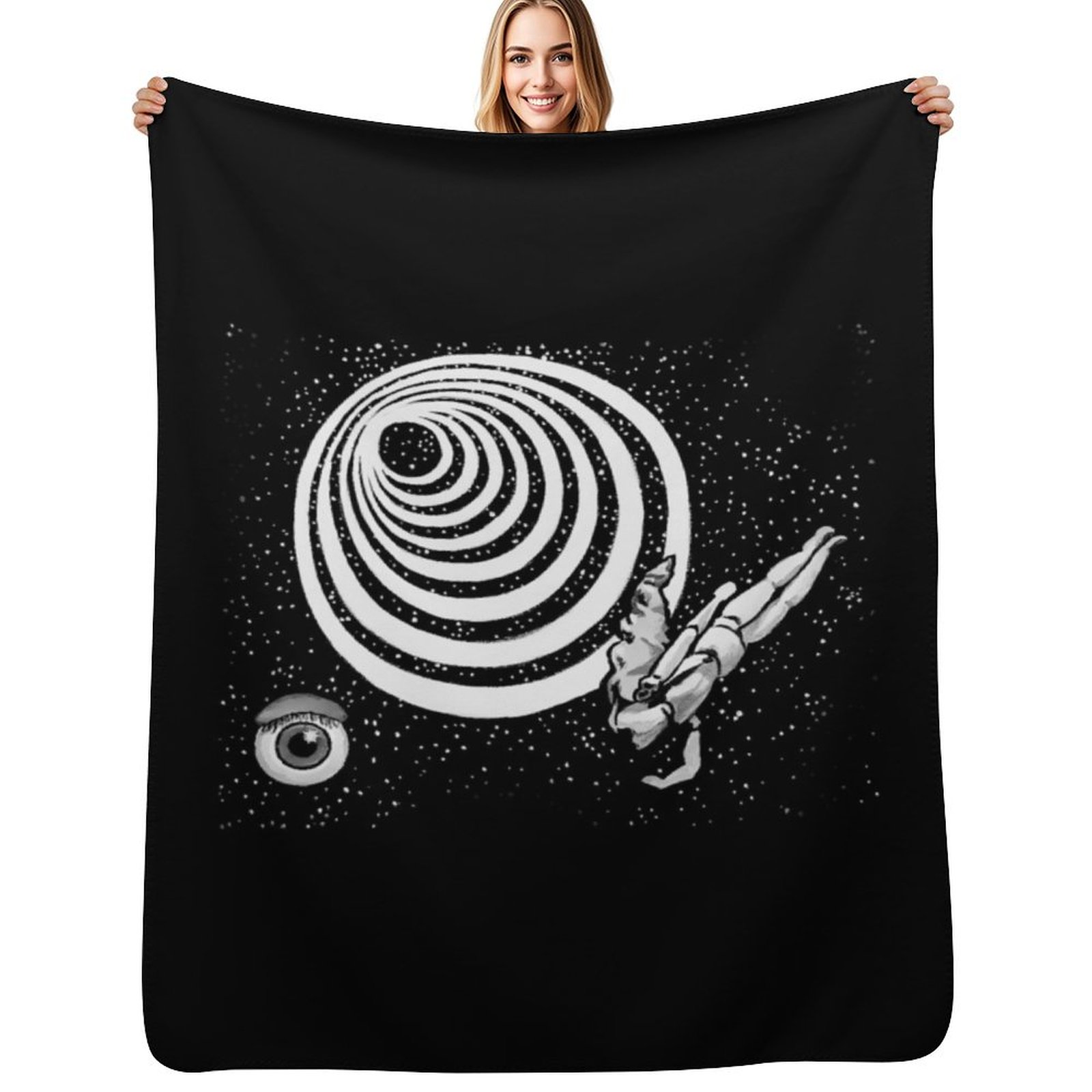 Twilight Zone Eye Throw Blanke - đánh giá và giá 3D Printing Zone